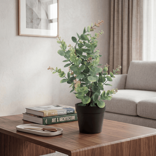 Planta floral EUCALIPTO 35cm sortido