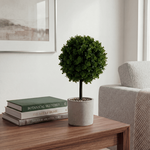 Planta floral ARBOL VERDE em vaso de cimento 24cm sortidas