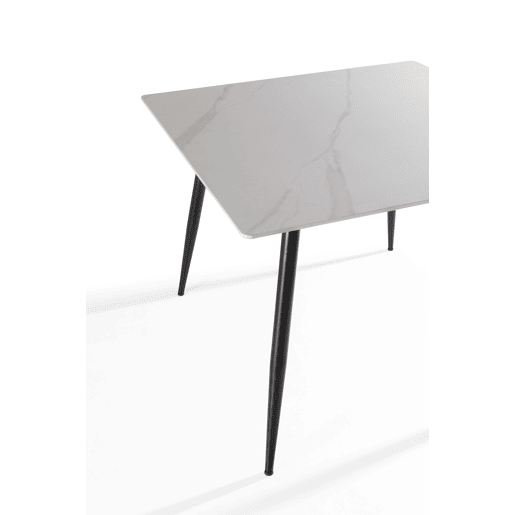 Conjunto SQUARE 1 mesa e 4 cadeiras em cerĂ¢mica e cinzento Conjunto SQUARE 1 mesa e 4 cadeiras em cerĂ¢mica e cinzento