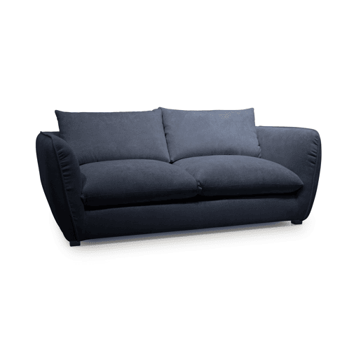 Sofá 3 lugares CLEMENCE II S cor azul Sofá 3 lugares CLEMENCE II S cor azul
