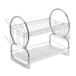 Escurreplatos 2 pisos MIRO metal cromado plata marca CONFORAMA Escurreplatos 2 pisos MIRO metal cromado plata marca CONFORAMA Plateado