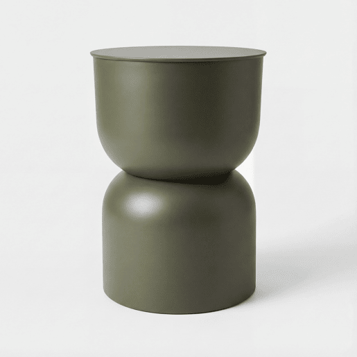 Mini mesa auxiliar PAUL 45cm verde marca ECOANYA