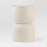 Mini mesa auxiliar PAUL 45cm branco marca ECOANYA