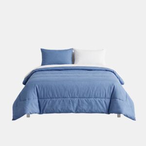 Edredão BICOLOR poliéster camas 180cm azul marca SOMNALIS