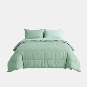 Edredão BICOLOR poliéster camas 135140cm verde marca SOMNALIS