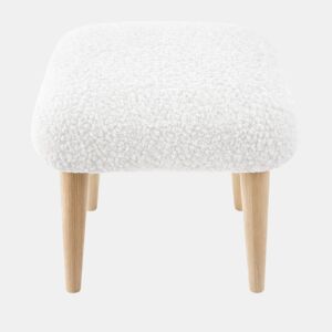 Banco NIKO 43x34x34cm pele de carneiro cor cru marca ECOANYA