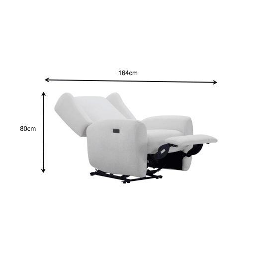 Cadeirão relax elétrico xl ELI cinzento Cadeirão relax elétrico xl ELI cinzento