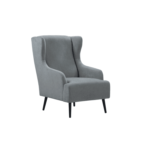 Cadeirão decorativo STAN cor cinza Cadeirão decorativo STAN cor cinza