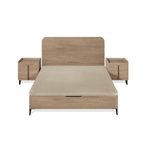 Sommier de madeira 140x190cm nut MOMA HILDING