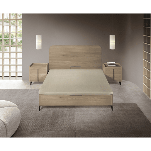 Sommier de madeira 160x200cm nut MOMA HILDING