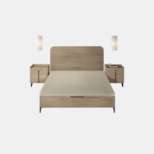 Sommier de madeira 160x200cm nut MOMA HILDING