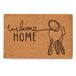 Felpudo fibra de coco 60x40cm WELCOME HOME Felpudo fibra de coco 60x40cm WELCOME HOME Marron