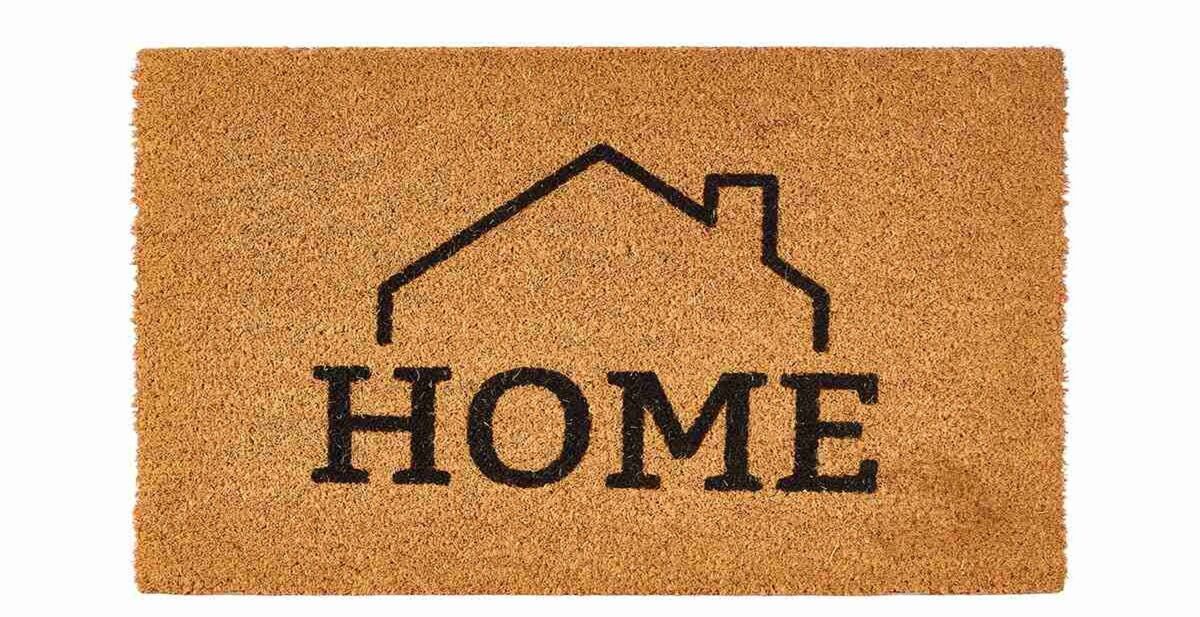 Felpudo fibra de coco 60x40cm home - conforama