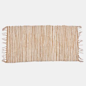 Tapete YUTE 70x140cm branco natural