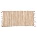 Alfombra de YUTE 70x140cm natural Alfombra de YUTE 70x140cm natural Natural/ Blanco