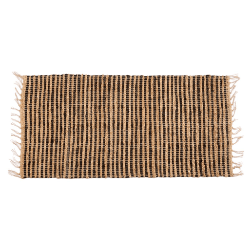 Tapete YUTE 70x140cm preto natural