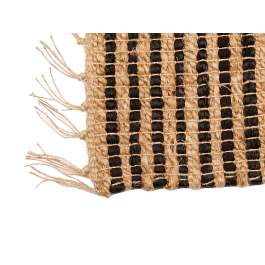 Tapete YUTE 70x140cm preto natural