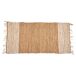 Alfombra de YUTE natural con rayas Alfombra de YUTE natural con rayas Natural/ Blanco