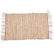 Alfombra de YUTE 60x90cm natural doble rayas Alfombra de YUTE 60x90cm natural doble rayas Natural/ Blanco