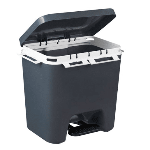 Caixote do lixo BASURA com pedal 45 litros marca DENOX