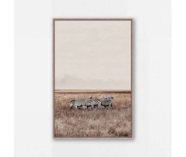 Canvas tribu zebras 50x70cm marca conforama - conforama