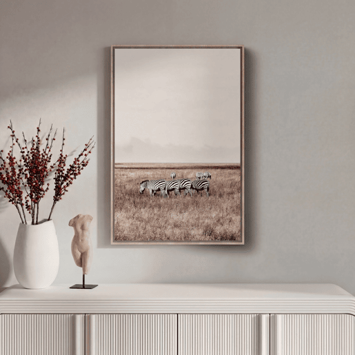 Quadro TRIBU ZEBRAS 50x70cm marca CONFORAMA