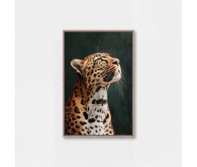 Canvas leopardo majestuoso 60x90cm marca conforama - conforama