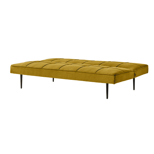 Sofá cama 3 lugares BOWY cor amarelo