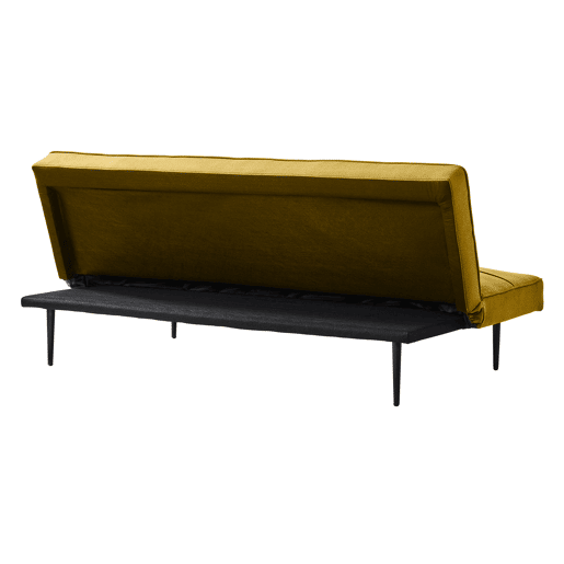 Sofá cama 3 lugares BOWY cor amarelo