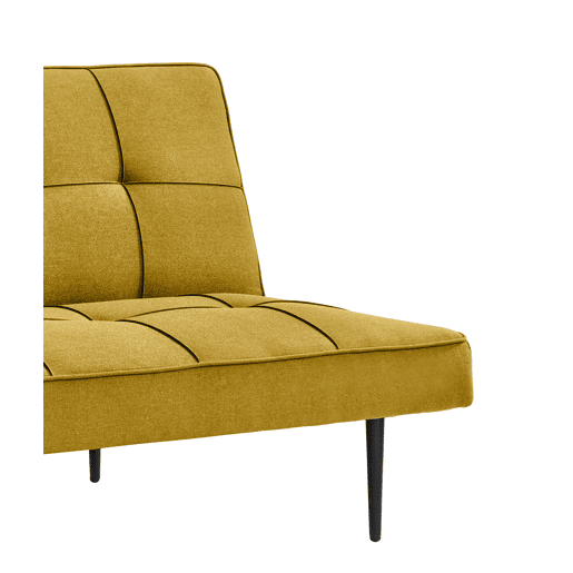 Sofá cama 3 lugares BOWY cor amarelo