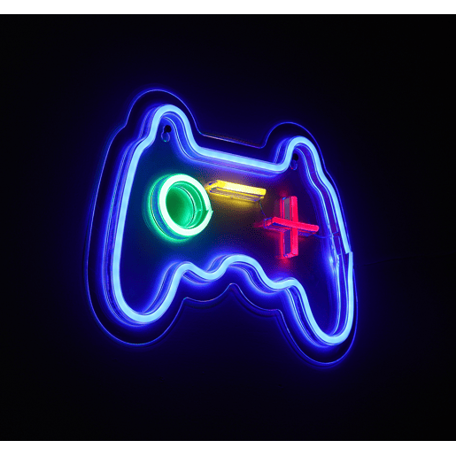 Aplique CONTROLLER NEON L led RGB 5W 22cm marca CONFORAMA