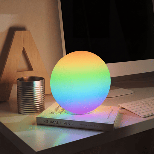 Candeeiro de mesa GAMING led RGB 4,5W 16,4cm marca CONFORAMA