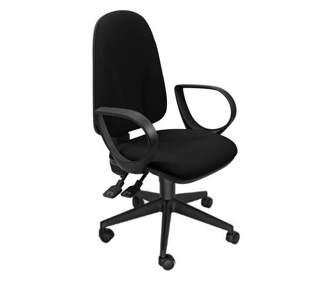 Silla de oficina unisit sincro team color negro