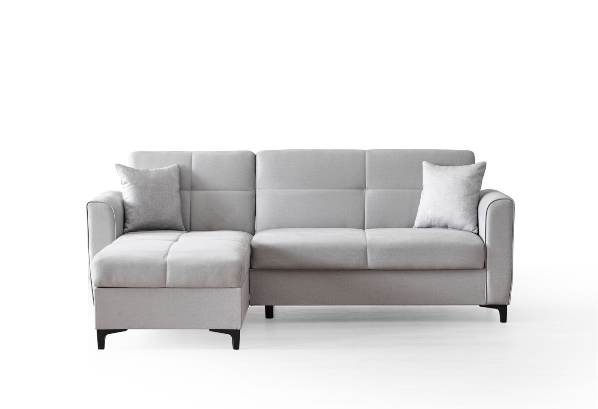 Chaise longue con cama reversible TIAGO II color gris