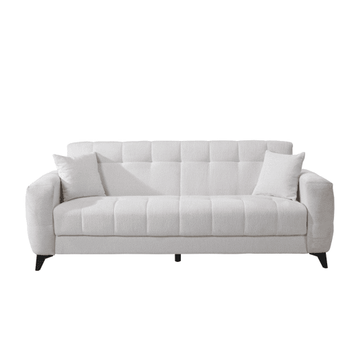 Sofá cama 3 lugares HERMES II cor branco