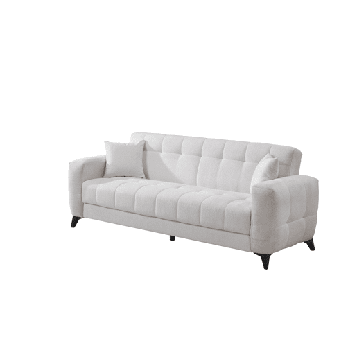 Sofá cama 3 lugares HERMES II cor branco