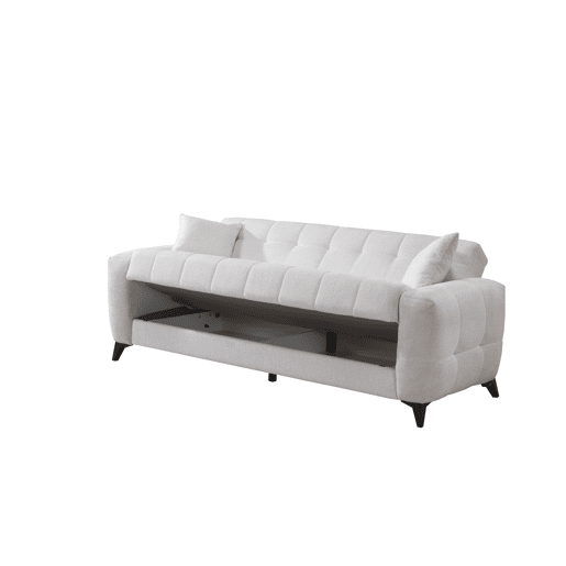 Sofá cama 3 lugares HERMES II cor branco