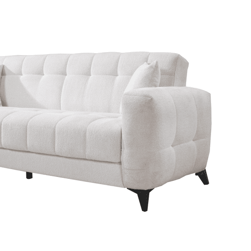 Sofá cama 3 lugares HERMES II cor branco