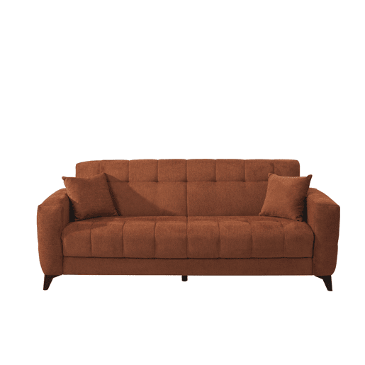 Sofá cama 3 lugares HERMES II cor terracota
