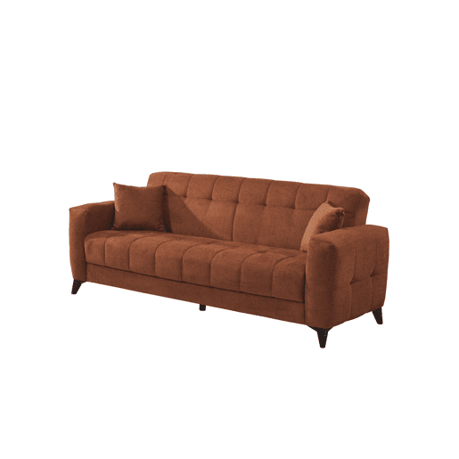Sofá cama 3 lugares HERMES II cor terracota