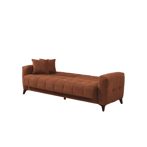 Sofá cama 3 lugares HERMES II cor terracota