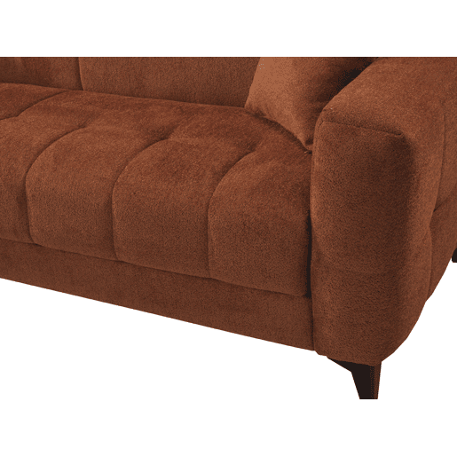 Sofá cama 3 lugares HERMES II cor terracota