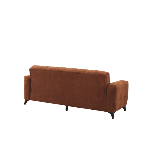 Sofá cama 3 lugares HERMES II cor terracota