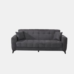 Sofá cama 3 lugares HERMES II cor antracite