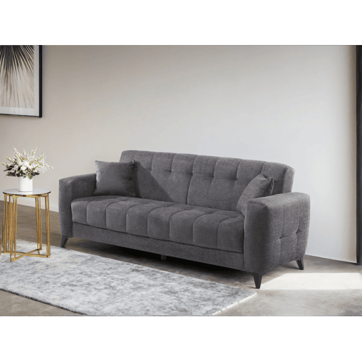 Sofá cama 3 lugares HERMES II cor antracite