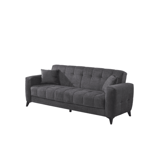 Sofá cama 3 lugares HERMES II cor antracite