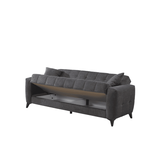 Sofá cama 3 lugares HERMES II cor antracite