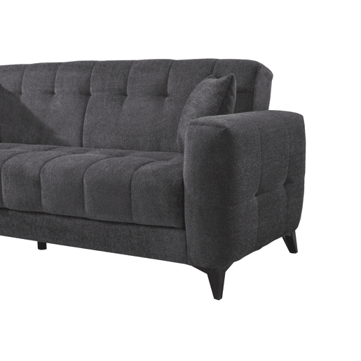 Sofá cama 3 lugares HERMES II cor antracite