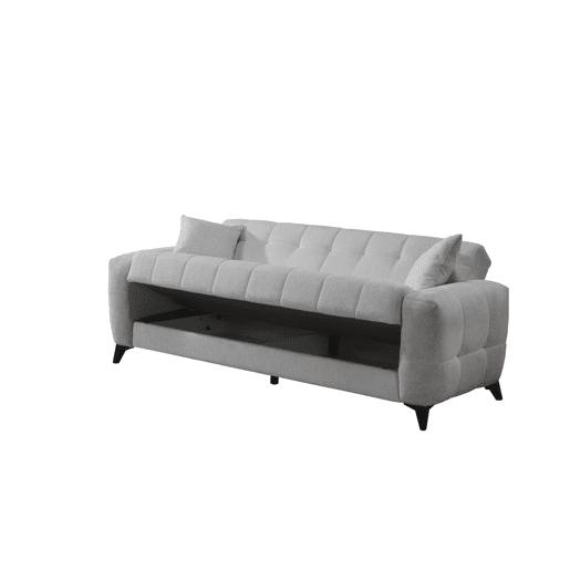 Sofá cama 3 lugares HERMES II cor cinza Sofá cama 3 lugares HERMES II cor cinza
