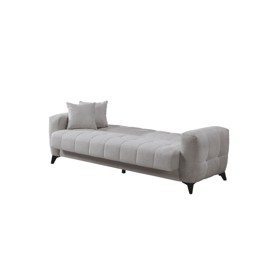 Sofá cama 3 lugares HERMES II cor cinza Sofá cama 3 lugares HERMES II cor cinza